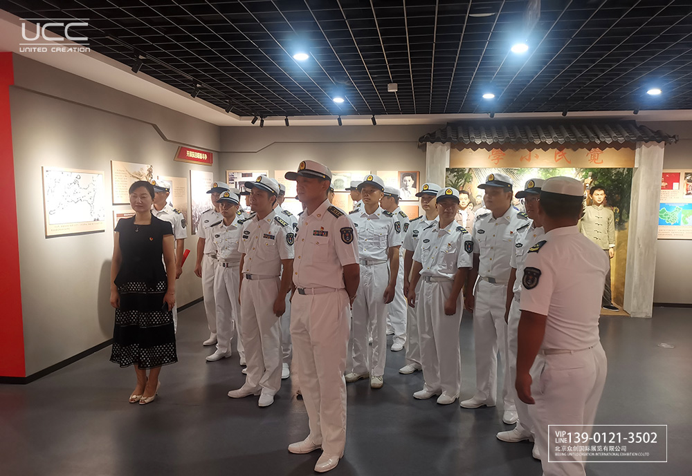 喜迎建軍節(jié)，海軍南海艦隊來東海島東海島園區(qū)黨群服務(wù)中心參觀(圖2)